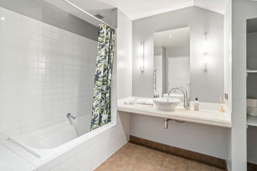 Salle de bains dans l'établissement Vailmont