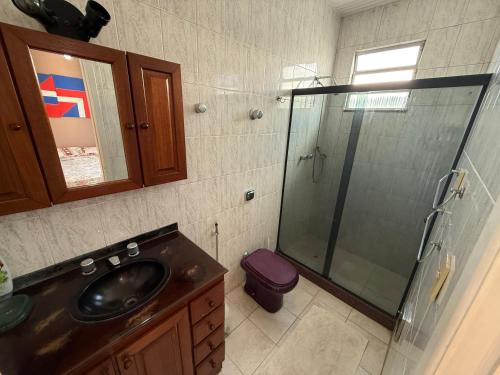 Et badeværelse på Penthouse Botafogo Rio de Janeiro