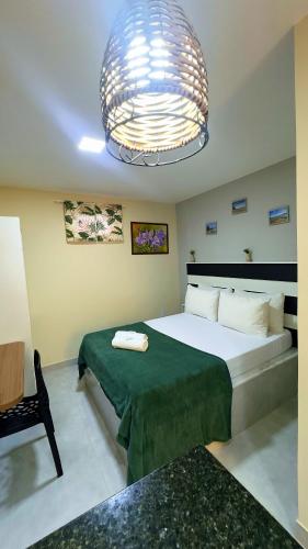 Postel nebo postele na pokoji v ubytování Flats Chamego