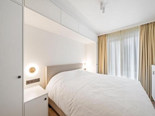 Ένα ή περισσότερα κρεβάτια σε δωμάτιο στο Luxury Sea View Apartment