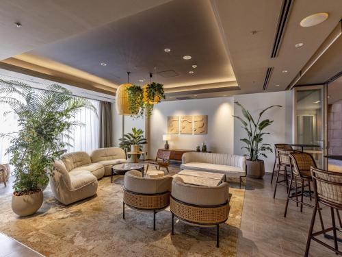Ruang duduk di Tokyu Stay Yotsuya - Shinjuku Area