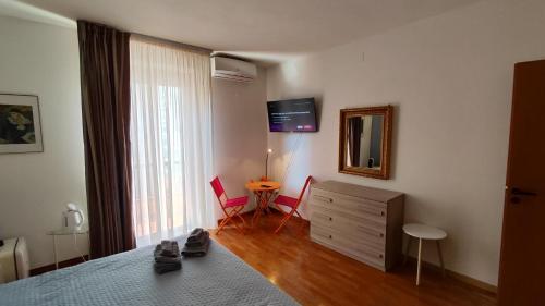 TV a/nebo společenská místnost v ubytování Terraced paradise