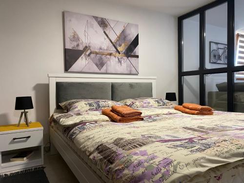 Postel nebo postele na pokoji v ubytování Apartman Vesna