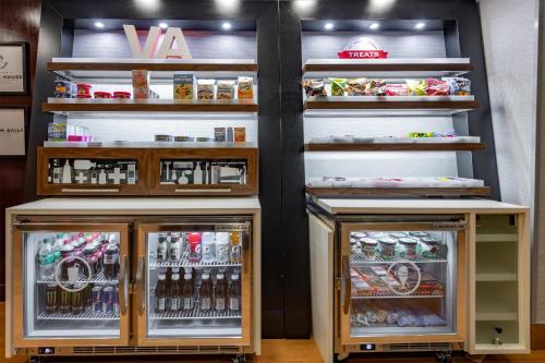 a store with two refrigerators with drinks in it at Hampton Inn Newport News-Yorktown in Newport News