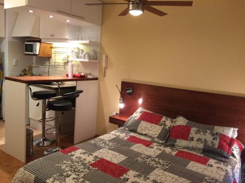 Dapur atau dapur kecil di Monoambiente En Arturo Prat