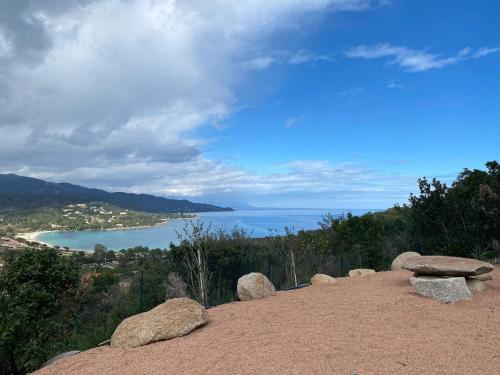 Villa with sea and mountain views