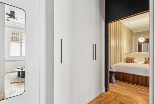 Posteľ alebo postele v izbe v ubytovaní Interior Design - Apartment 6P-2BR - Tour Eiffel