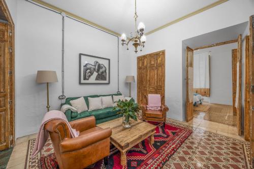 Χώρος καθιστικού στο Casa Ordóñez