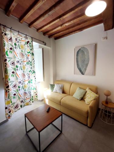 Χώρος καθιστικού στο Moka Rooms and Flats