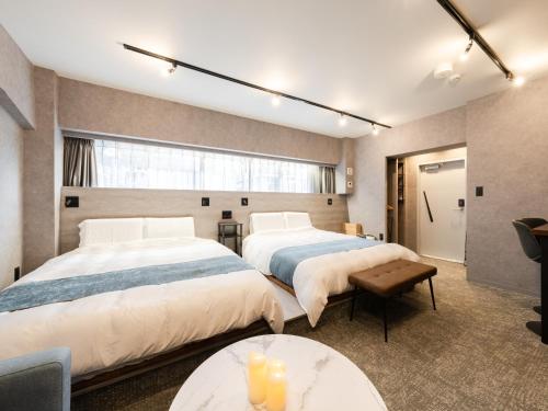 Cama o camas de una habitación en Akihabara Sta 13min, Kanda Sta 10min,Ogawamachi 2min,Hotel Prime Inn Kanda,