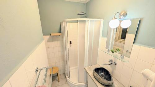 Koupelna v ubytování Flat in Zizkov -204-