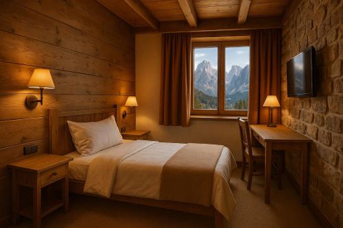 Кровать или кровати в номере INRU Resort