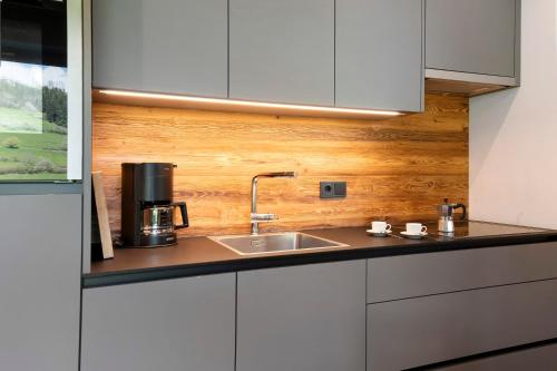 Dapur atau dapur kecil di Baumannhof Villnöß