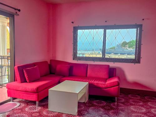 Χώρος καθιστικού στο Tai Note's Room