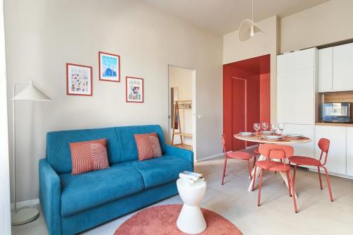 Χώρος καθιστικού στο Giulio's Hideaway - Close to Central Station