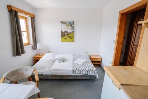 Cama o camas de una habitación en Guesthouse Jelenov greben