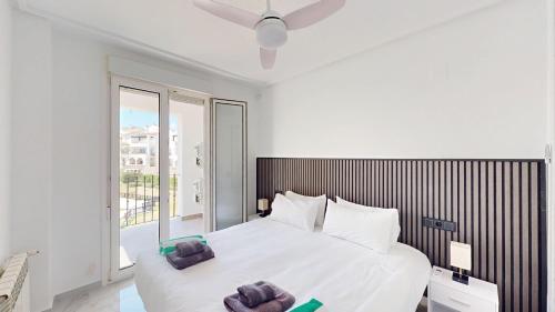 Postel nebo postele na pokoji v ubytování Casa Bacaladilla M-Murcia Holiday Rentals Property