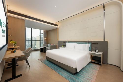 Postel nebo postele na pokoji v ubytování EVEN Hotel Chengdu High-Tech Zone, an IHG Hotel