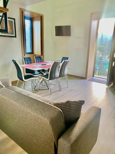 Posezení v ubytování Casa das Varzielas
