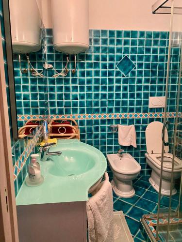Un baño de Domus de Mari