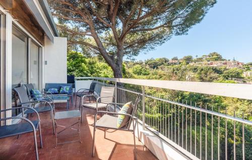 Balkón nebo terasa v ubytování Gorgeous Home In Vallauris