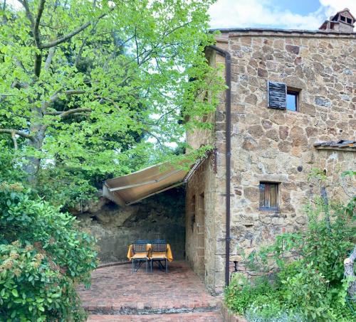 Podere Il Conventino, Casette in campagna con piscinaにある庭