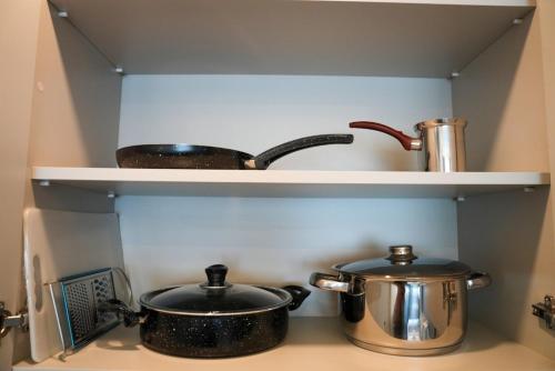 Cuisine ou kitchenette dans l'établissement Fatma Aslan Taysas Nova