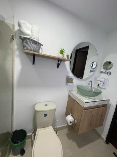 Ένα μπάνιο στο Aguacatala Hotel Boutique