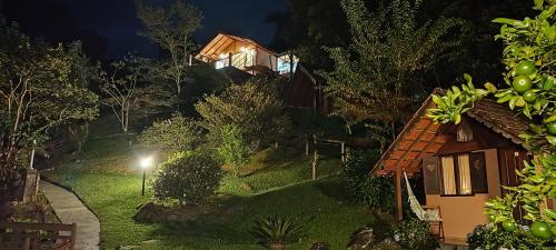 Zahrada ubytování pousada caminho do escorrega