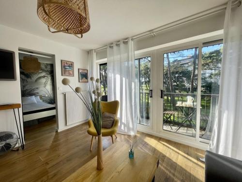 Douce brise proche océan