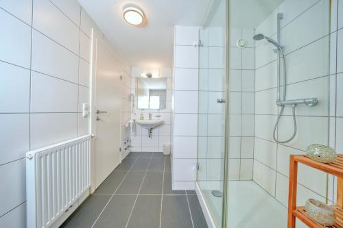 Ένα μπάνιο στο Residence Alpin 8