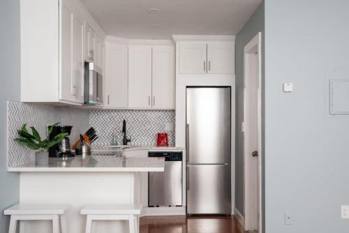 Η κουζίνα ή μικρή κουζίνα στο Cozy Back Bay Studio and Close to Fenway