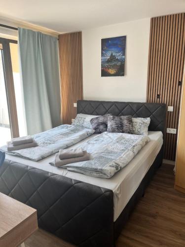 Ένα ή περισσότερα κρεβάτια σε δωμάτιο στο Faber Penthouse