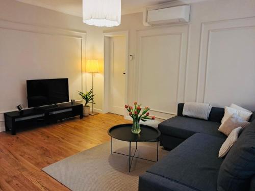 Posezení v ubytování Cherry Apartment