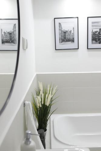 Koupelna v ubytování Cherry Apartment