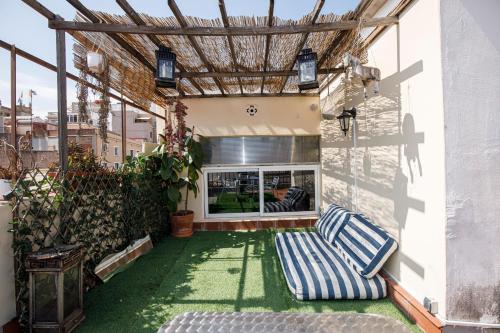 luminous top floor apartment with terrace
