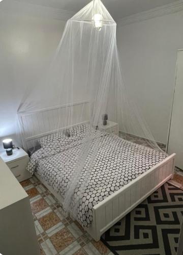 Postel nebo postele na pokoji v ubytování Appartement kasbah