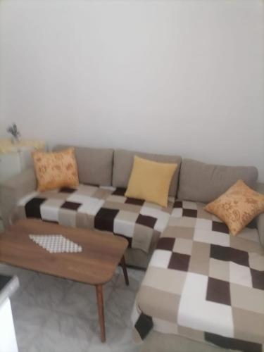 Postel nebo postele na pokoji v ubytování VLORA Residence