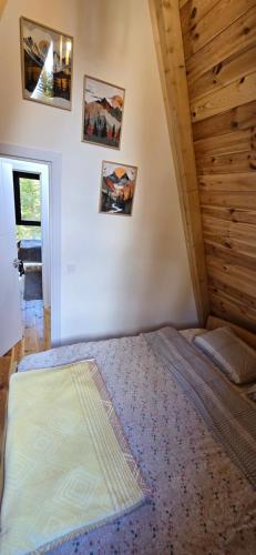 a bedroom with a bed in a room at Basna FoRest in Žabljak