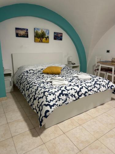 Un ou plusieurs lits dans un hébergement de l'établissement Felicità - My cosy house