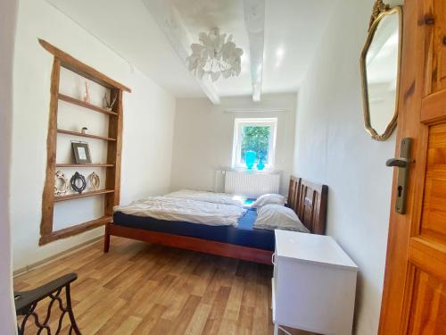 Postel nebo postele na pokoji v ubytování Apartmán Buchlovice