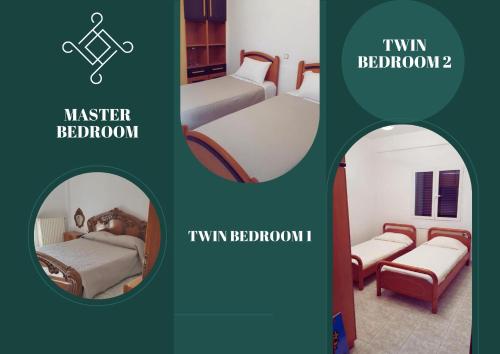 Postel nebo postele na pokoji v ubytování Family Vacation Home