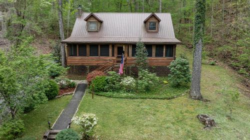 Zahrada ubytování The Mountain Forager Cabin, Bryson City NC