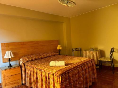 Katil atau katil-katil dalam bilik di Hotel Alicia