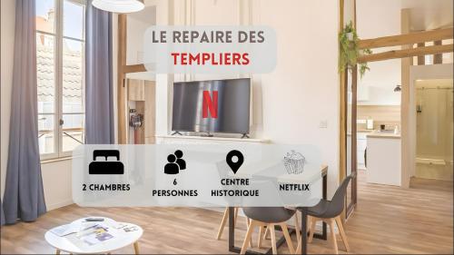 Le Repaire des Templiers 6 pers