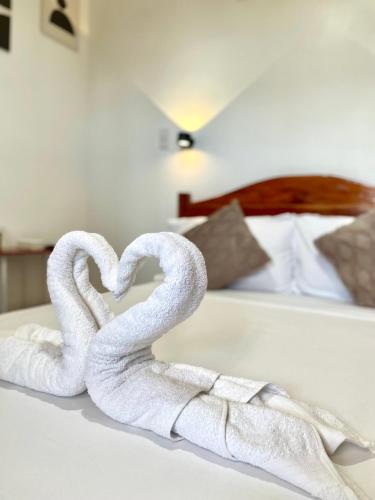 Ένα ή περισσότερα κρεβάτια σε δωμάτιο στο Salamya Guesthouse