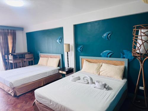 Katil atau katil-katil dalam bilik di Alta Vista De Boracay F205
