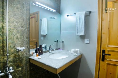 Koupelna v ubytování Legend Hotel Kalam