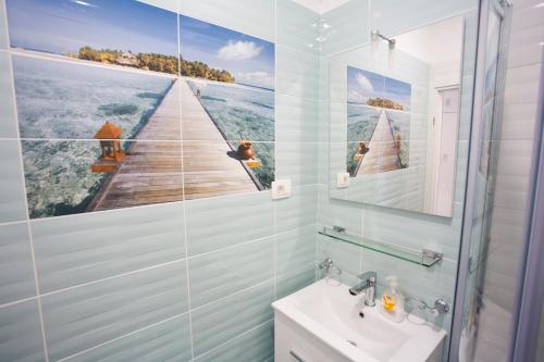 Koupelna v ubytování Nirvana rooms Split