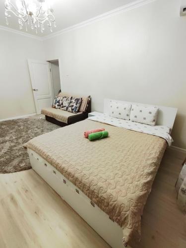 Llit o llits en una habitació de Марина 3